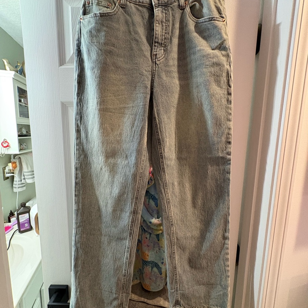 Women's Classic Gray Flare Jeans